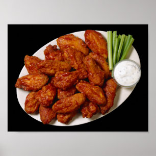 Póster Alas de pollo