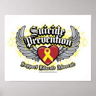 Póster Alas de prevención del suicidio