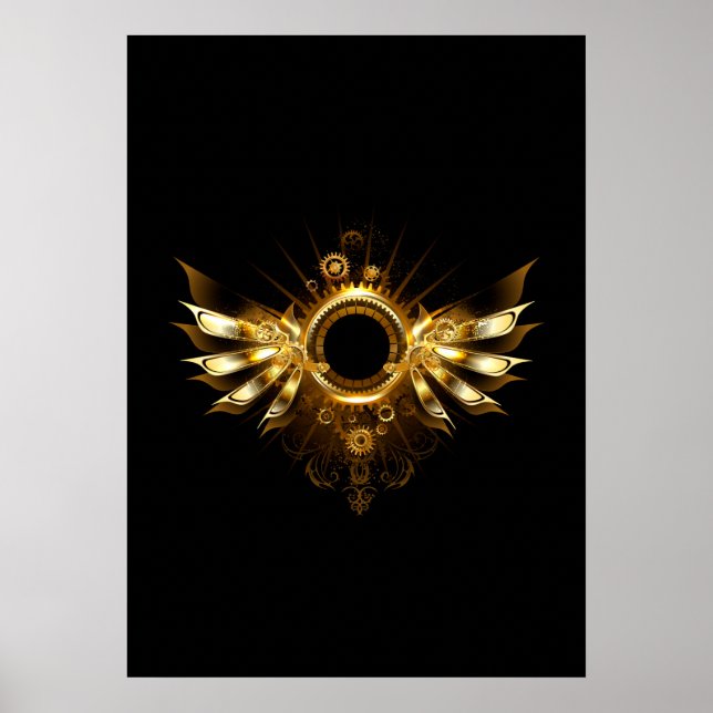 Póster Alas de steampunk (Frente)