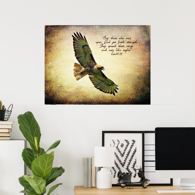 Póster Alas de un Águila (Oficina en casa)