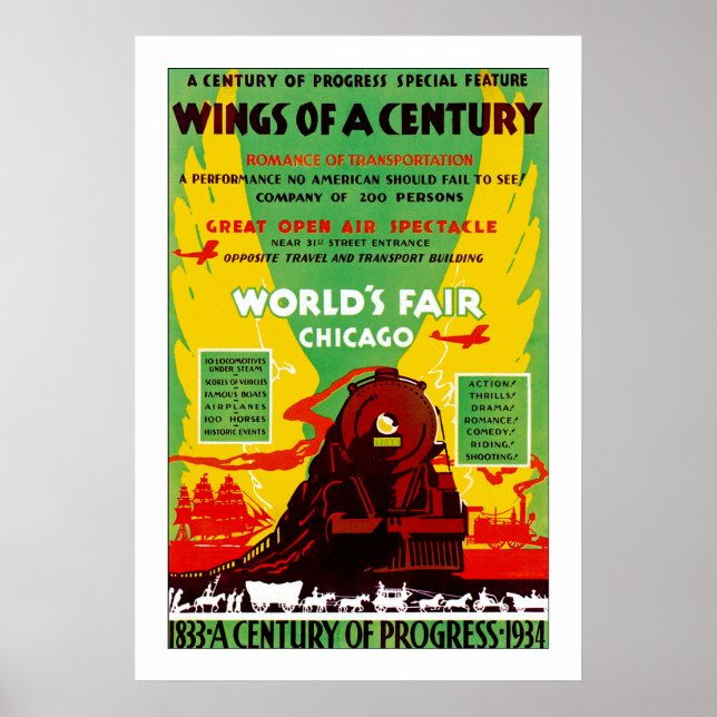 Póster Alas de un siglo (Frente)