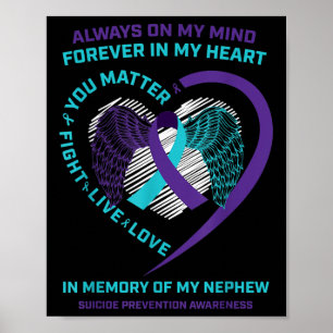 Póster Alas Del Corazón En Memoria De La Conciencia Del S