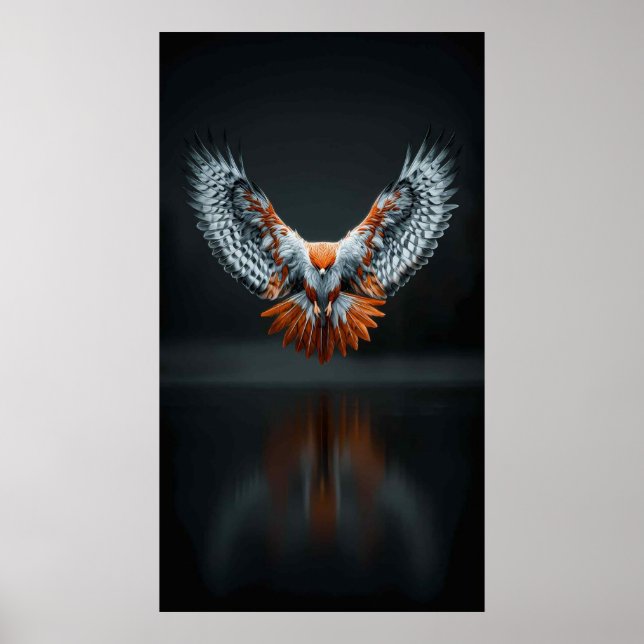 Póster Alas del fuego y la sombra (Frente)