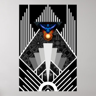Póster Alas Del Poster De Archivos De Lightning Deco Mech