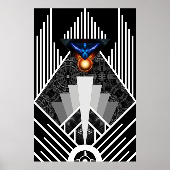 Póster Alas Del Poster De Archivos De Lightning Deco Mech (Frente)