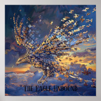 Alas del rompecabezas del águila eólica