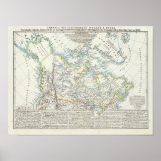 Póster Alaska, Canada, Greenland