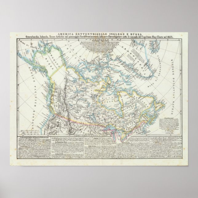 Póster Alaska, Canada, Greenland (Frente)