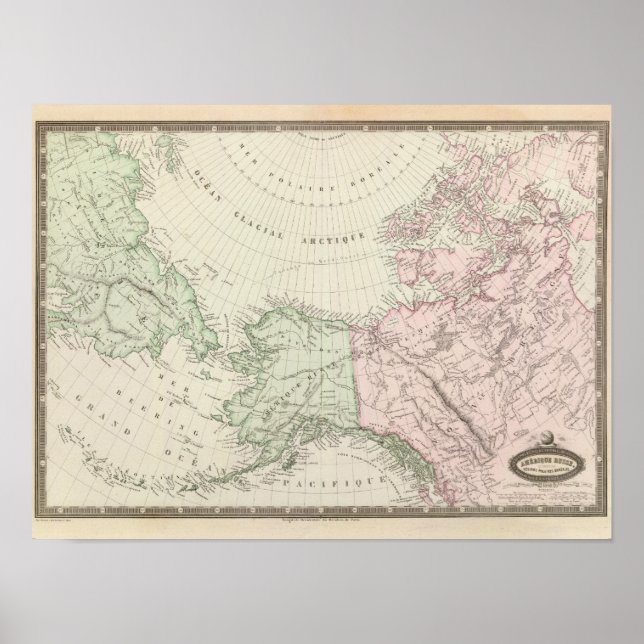 Póster Alaska, Canadá, Rusia (Frente)