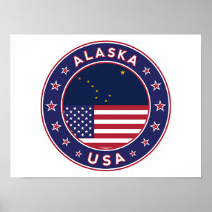 Póster Alaska, Estados Unidos