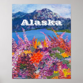 Póster Alaska Fireweed Matt Poster