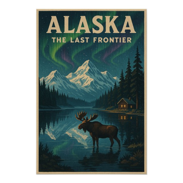 Póster Alaska - La última frontera (Anverso)