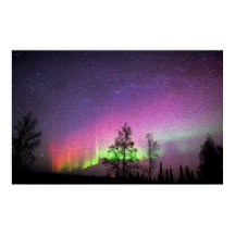 Alaska Northern Lights Sky Night Crackart
