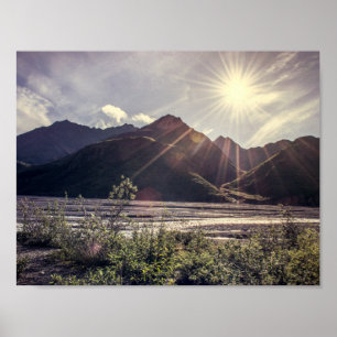 Póster Alaska Sunbeams POSTER