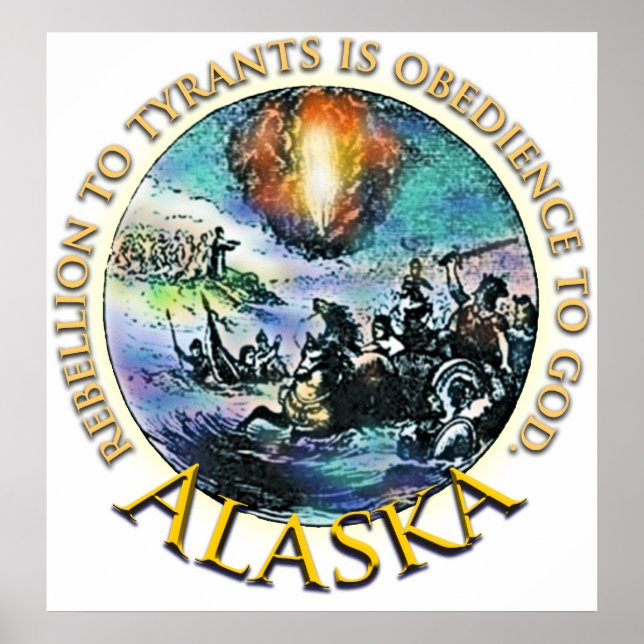 Póster Alaska Tea Party Poster (Frente)