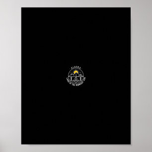 Póster Alaska Tierra Del Crucero Del Sol De Medianoche