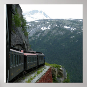 Póster Alaska Train Adventure