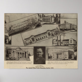 Póster Alaska-Yukon Pacific Exposition, Seattle, 1909