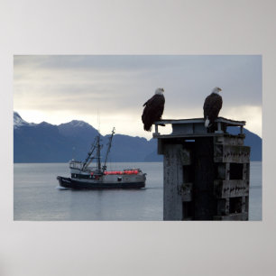 Póster "Alaskan Sunset" Poster