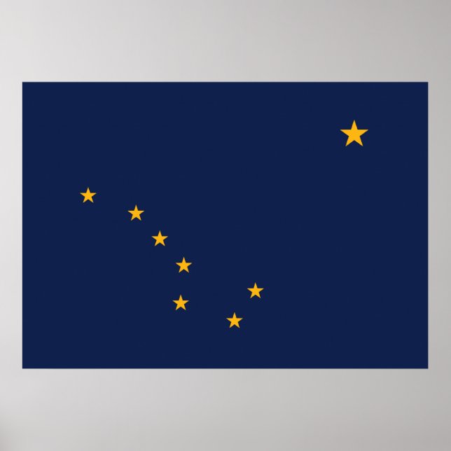 Póster Alaska's Flag Print (Frente)