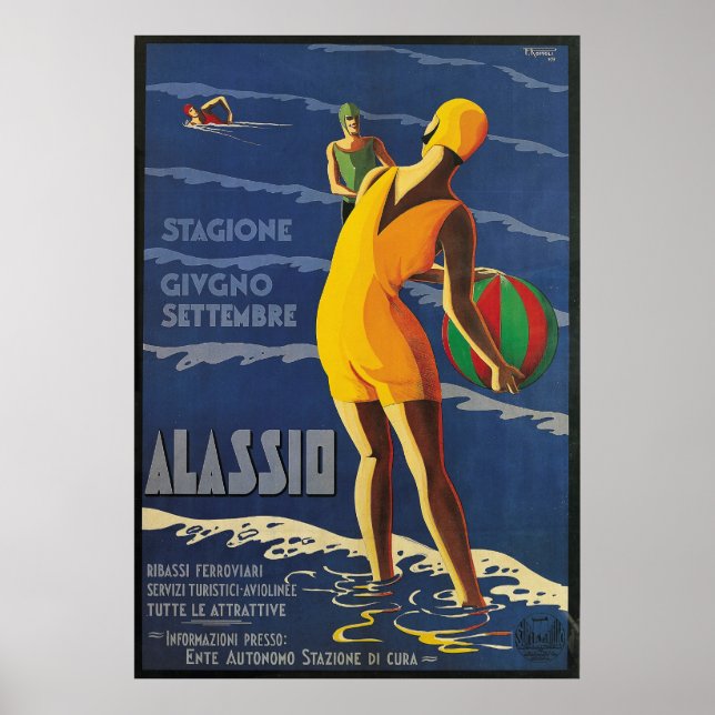 Póster Alassio, Italia (Frente)