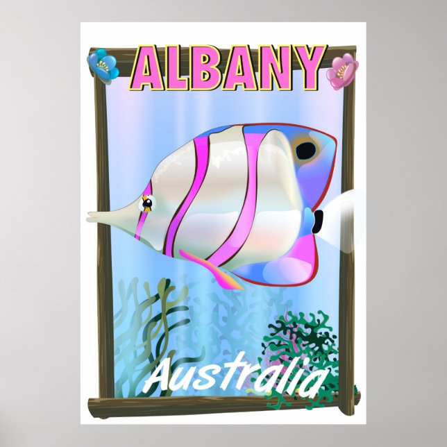Póster Albany, Australia Occidental (Frente)