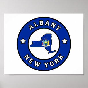 Póster Albany New York