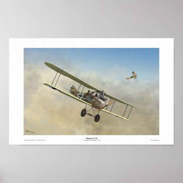 Póster Albatros C.III (Frente)