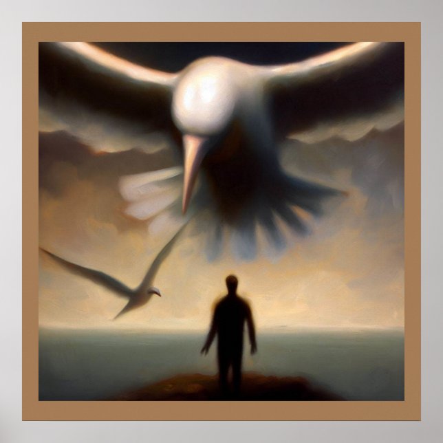 Póster Albatros de animales espirituales 2 (Frente)