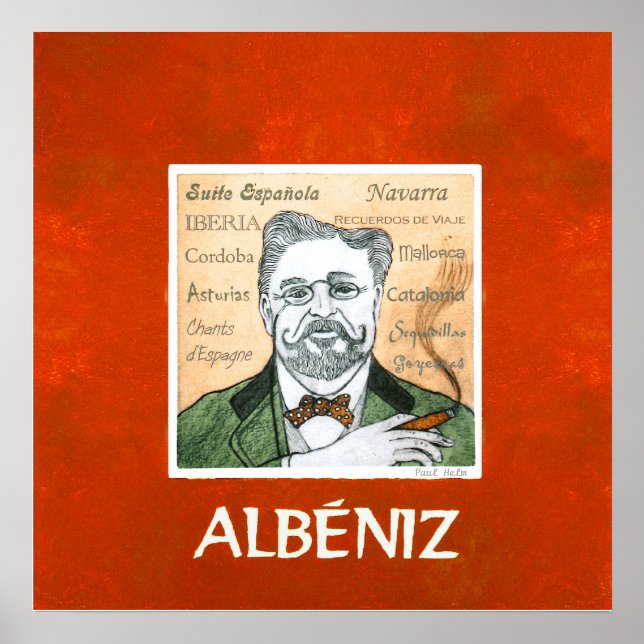 Póster Albeniz, poster (Frente)