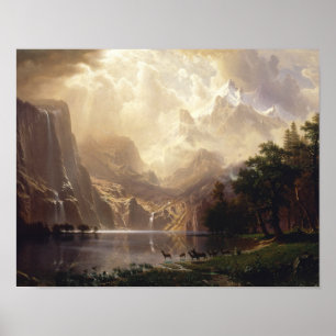 Póster Albert Bierstadt - Entre Sierra Nevada