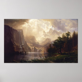 Póster Albert Bierstadt - Entre Sierra Nevada