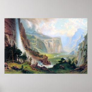 Póster Albert Bierstadt-Half-Dome en Yosemite