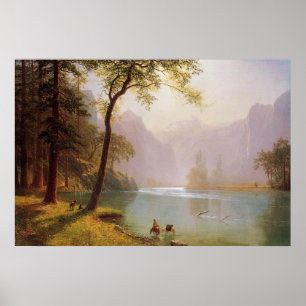 Póster Albert Bierstadt, Kerns River Valley California