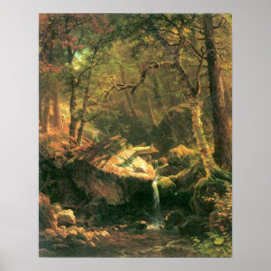 Póster Albert Bierstadt-The Mountain
