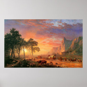 Póster Albert Bierstadt-The Oregon Trail