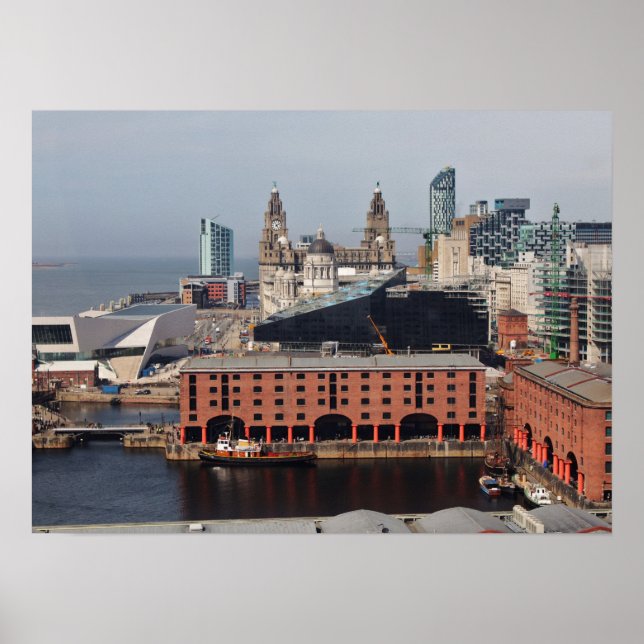 Póster Albert Dock - Poster de Liverpool (Frente)
