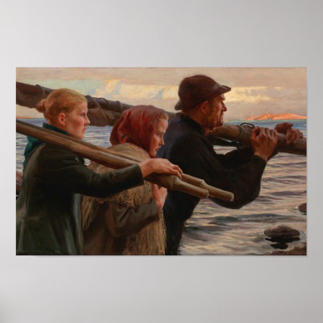Póster Albert Edelfelt - In the Outer Archipelago (Frente)