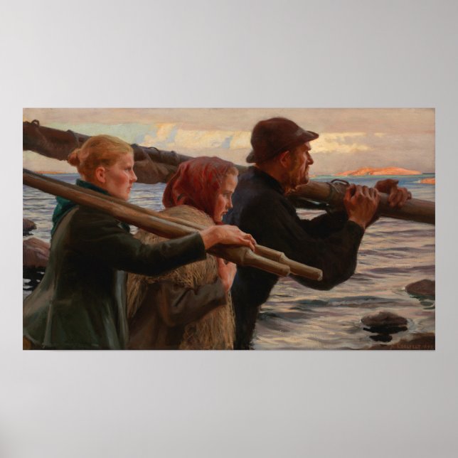 Póster Albert Edelfelt - In the Outer Archipelago (Frente)