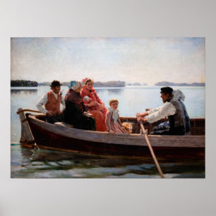Póster Albert Edelfelt - Ir a la cristiandad