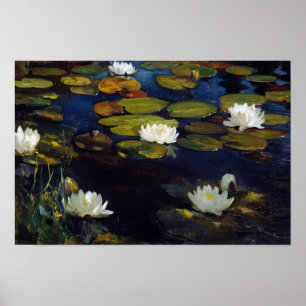 Póster Albert Edelfelt - Nenúfares, Estudio