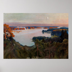 Póster Albert Edelfelt - Vista sobre Haikko