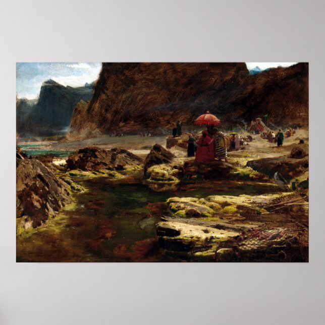 Póster Albert Goodwin El Sultán y su campo (Frente)