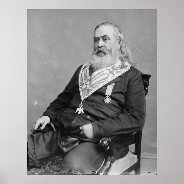 Póster Albert Pike (Frente)