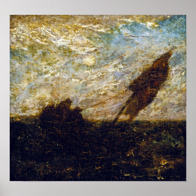Póster Albert Pinkham Ryder El desperdicio de aguas (Frente)