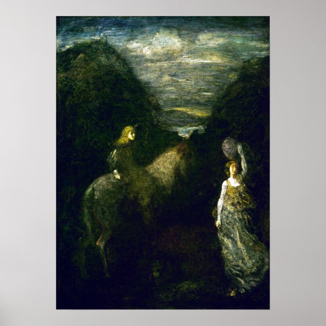 Póster Albert Pinkham Ryder King Cophetua y el mendigo (Frente)
