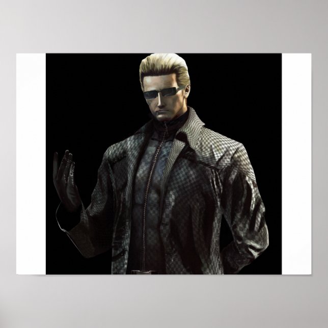 Póster Albert Wesker (Frente)