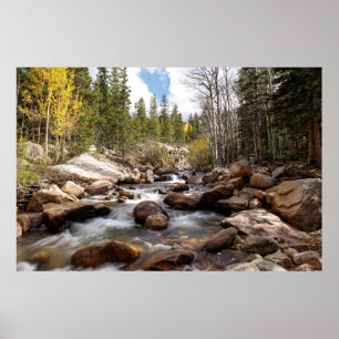 Póster Alberta cae en Parque Nacional de las Montañas