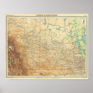 Póster Alberta y Saskatchewan