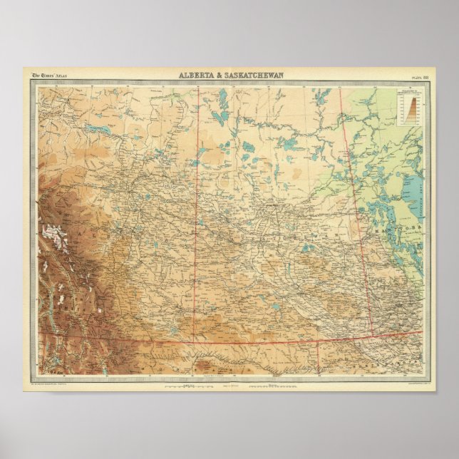 Póster Alberta y Saskatchewan (Frente)